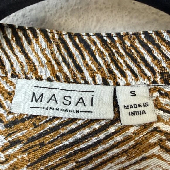 Masai Copenhagen Nimes Shirt Dress in Tapenade Size S - Picture 4 of 5